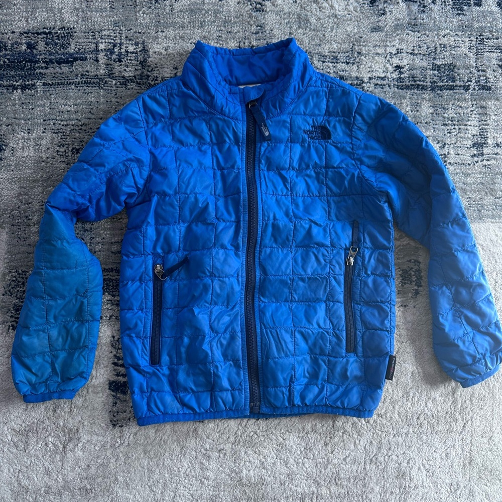 Boys The North Face blue jacket